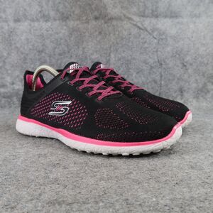 Skechers Shoes Womens 7.5 Athletic Trainers Sport Microburst Supersonic Pink Low
